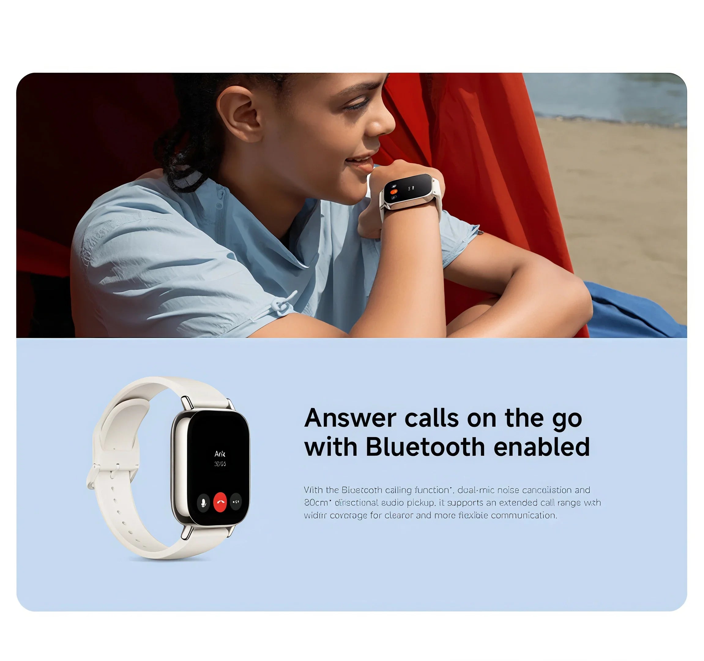Redmi Watch 5 Global — 2,0 Zoll 60Hz AMOLED, GNSS GPS, über 150 Sportmodi, 7 Tage Akkulaufzeit