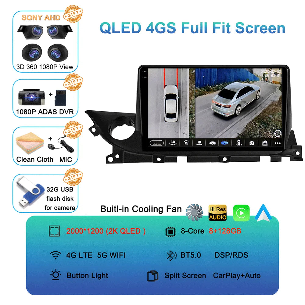 Mazda 6 Atenza — Android 15, DSP, CarPlay