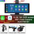 4K Dash Cam — Wireless CarPlay, Dual Lens