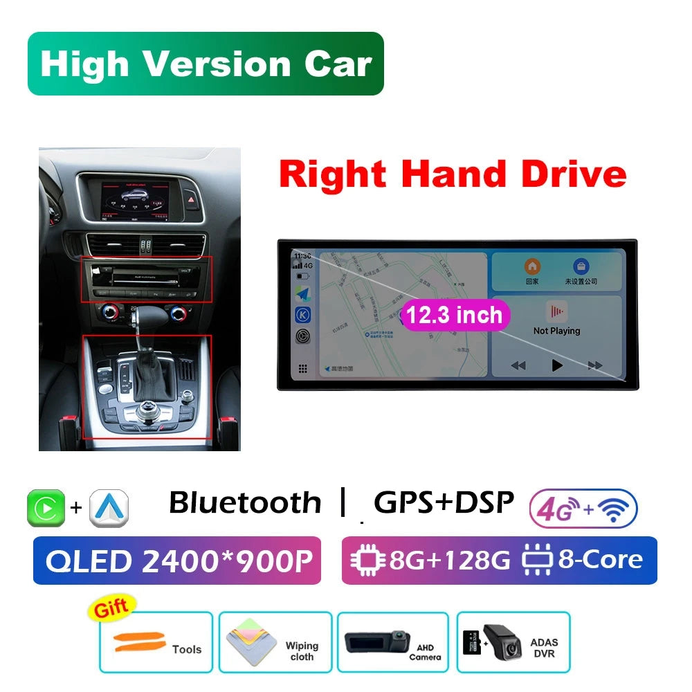 Audi A4 B8/A5 — RHD CarPlay, DSP, WiFi