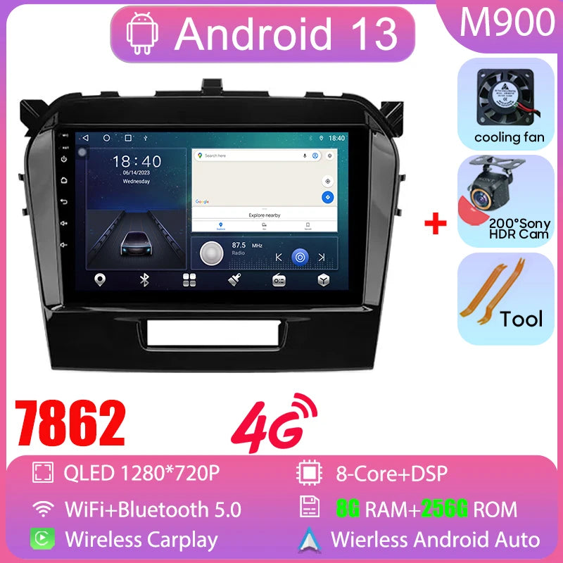 Suzuki Vitara — Android Car Radio, GPS, CarPlay
