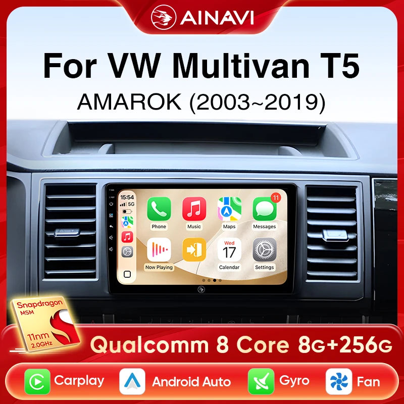 VW Amarok/T5 — Wireless CarPlay, HDMI, Android