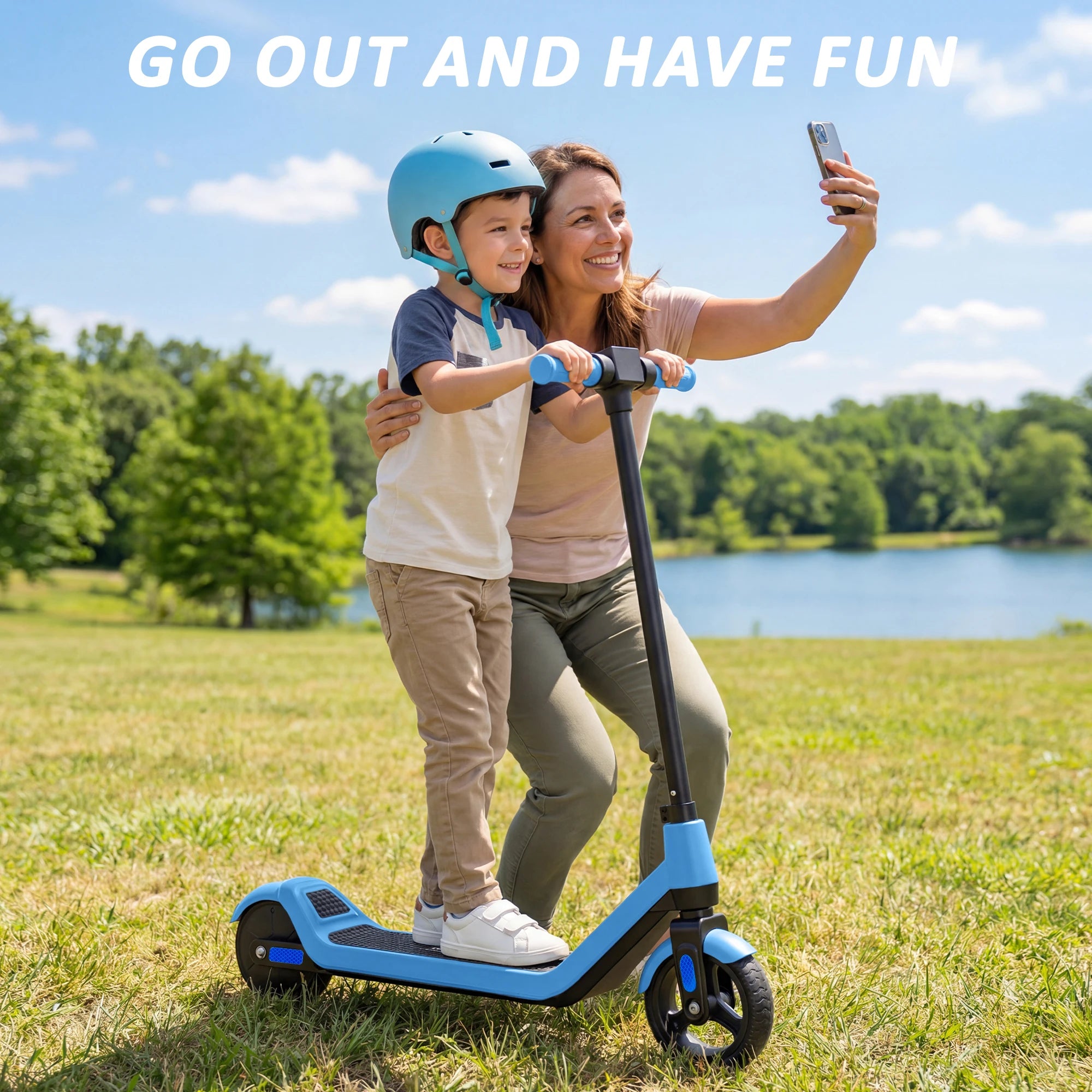 Todimart Electric Children, maximum speed 16 km/h, range 8-10 km, children 6-12 years old, LED screen