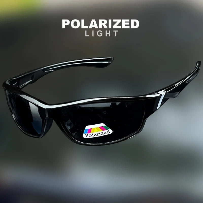 Lunettes de soleil sport vintage — UV400, anti-reflet, pêche, course et cyclisme, hommes et femmes