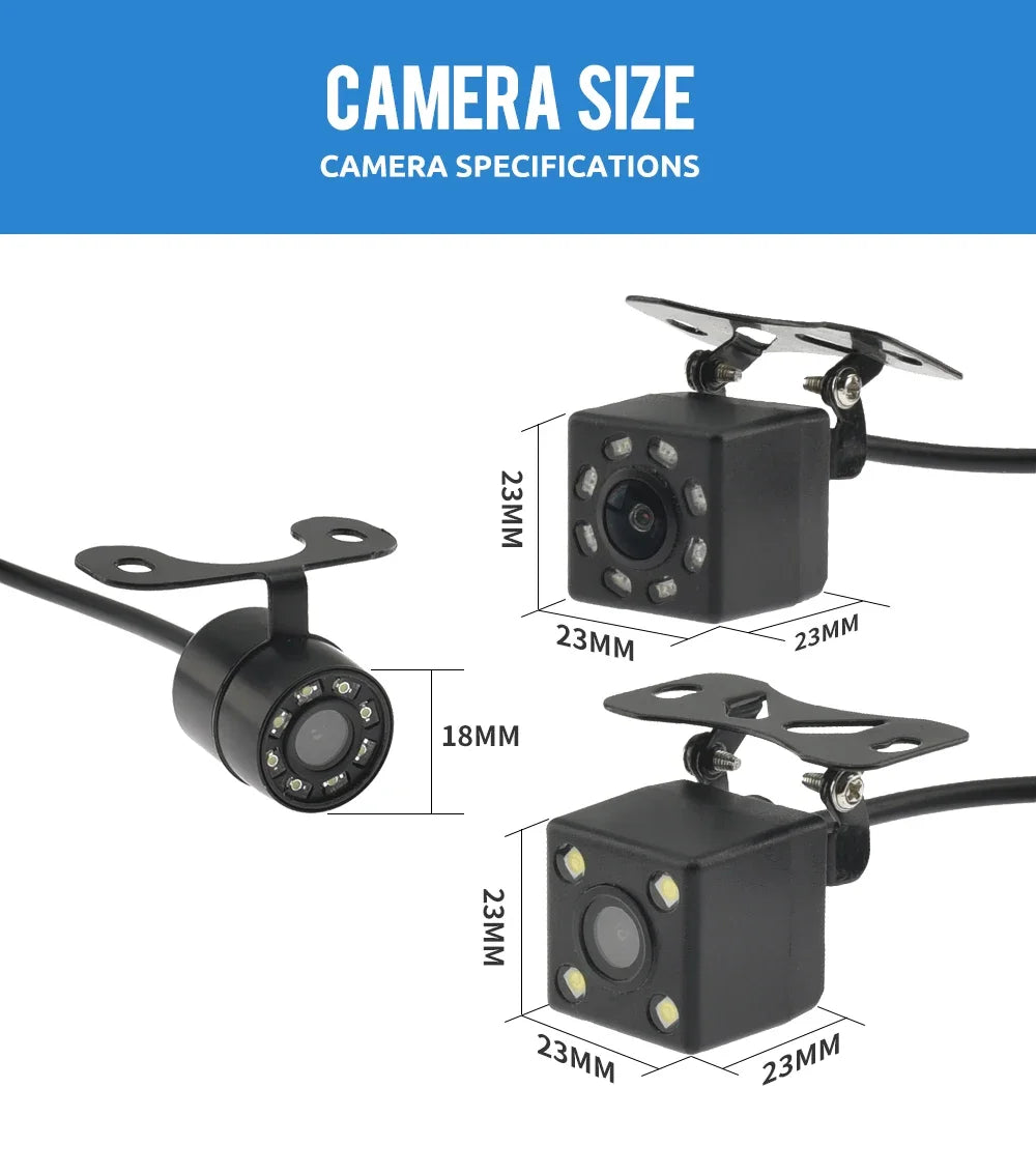 Rear View Camera Kit — 4.3" Monitor, HD Parking
