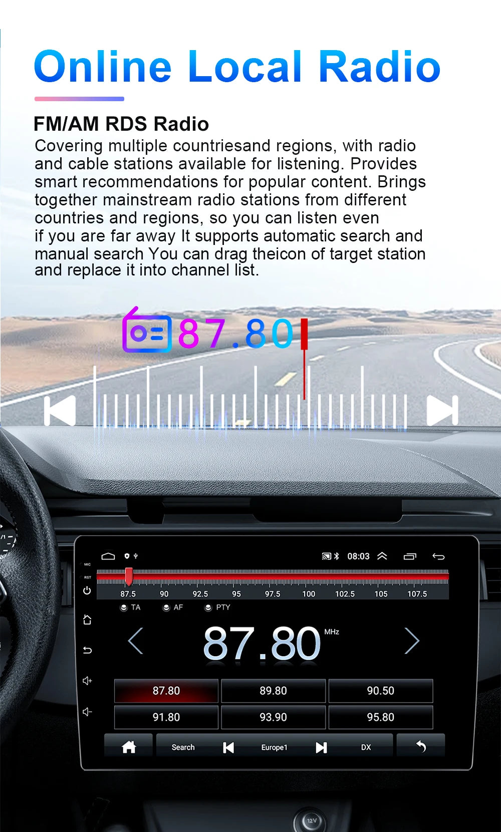 Suzuki Vitara — Android Car Radio, GPS, CarPlay