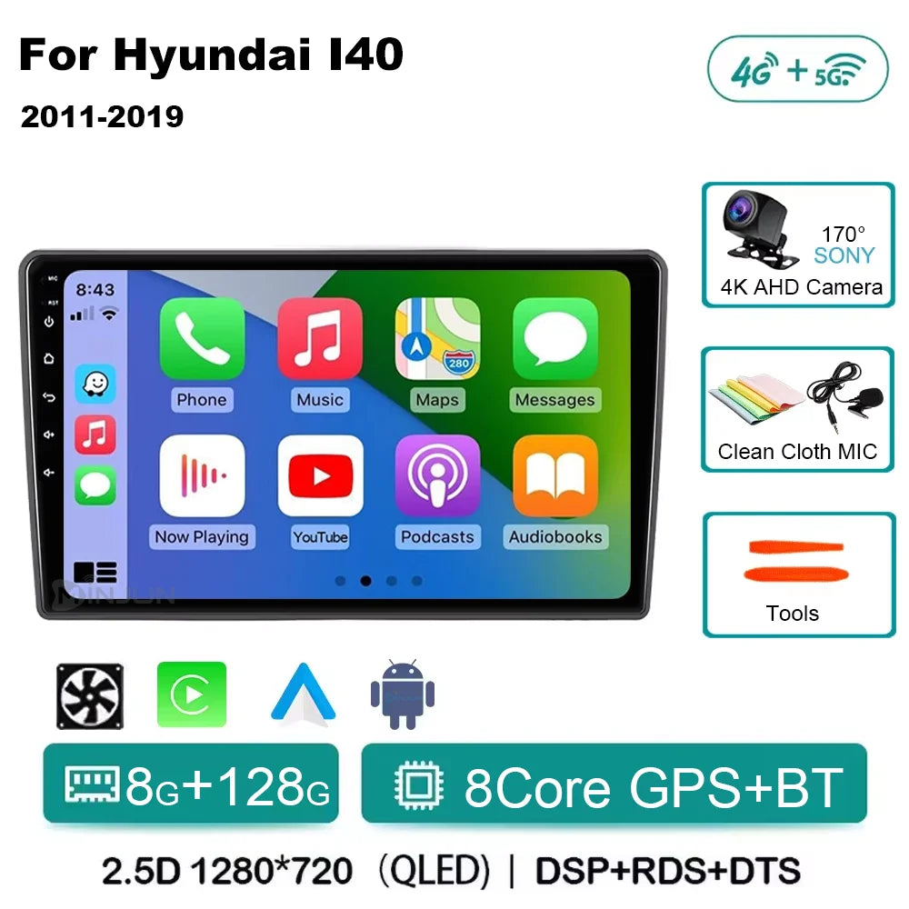 Hyundai i40 — Android 15, Wireless CarPlay