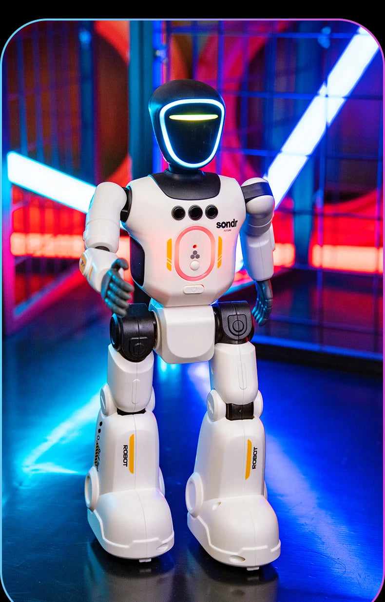 Intelligent RC Robot Programming Gesture Sensing Remote Controll Robots Smart Intelligent Dancing RC Robot Toy Gift for Kid R40
