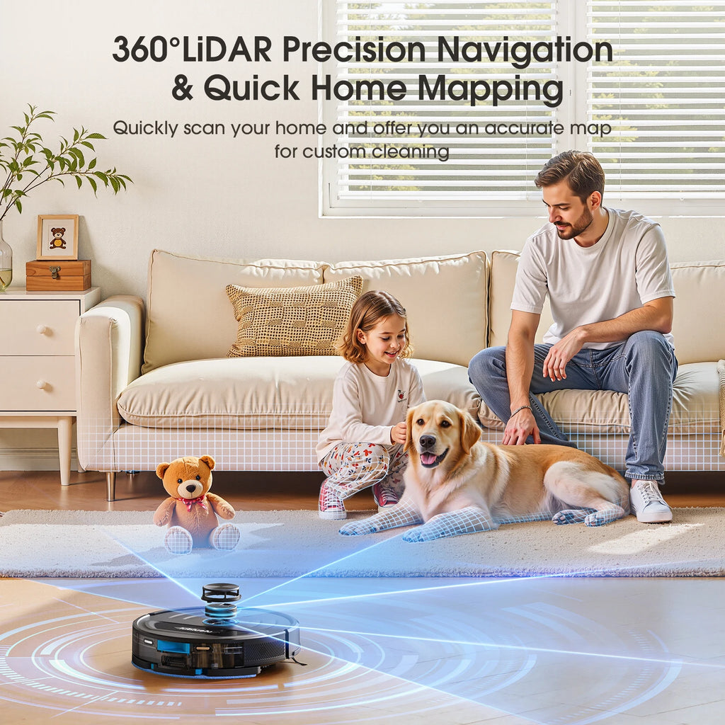 Lubluelu L20 Ultra — 6000Pa, LiDAR Navigation