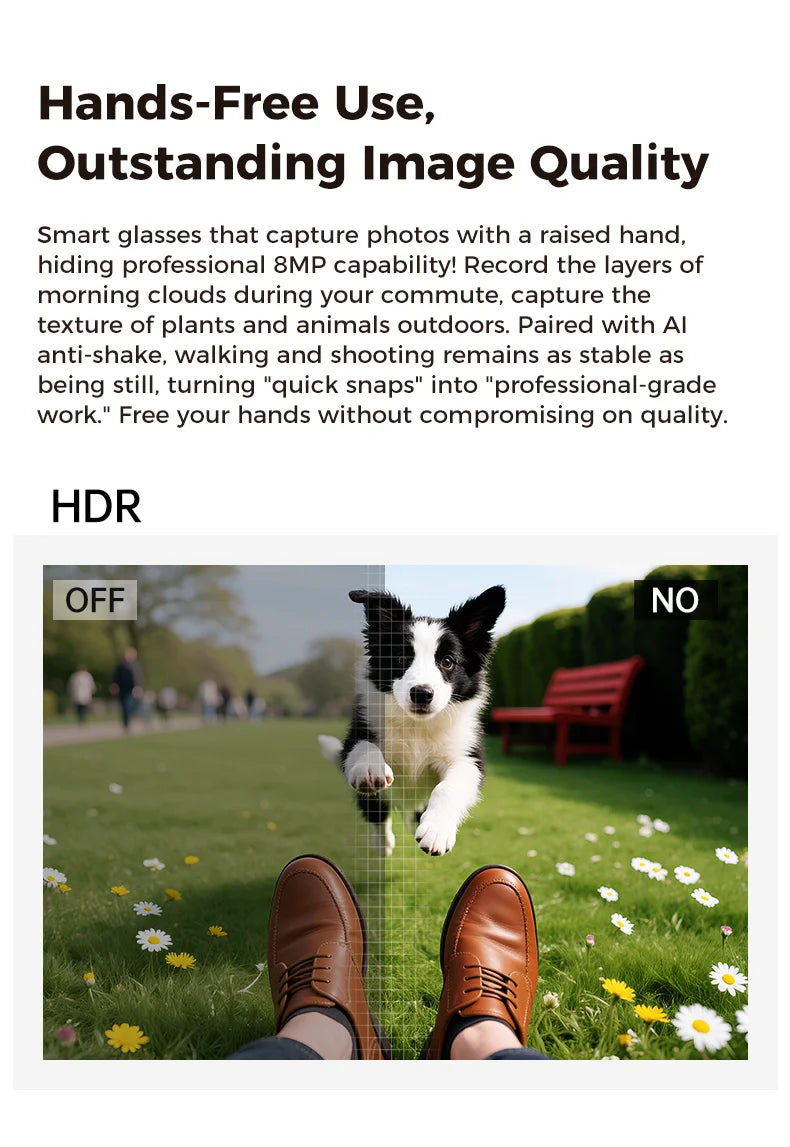 AI Smart Glasses — Translation, Camera, Power Bank