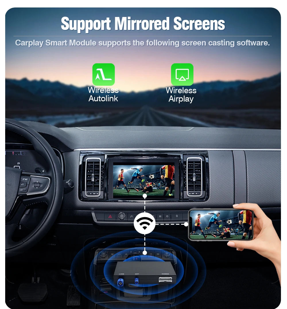 AUTOTOP SMEG Module — Wireless CarPlay, Android Auto