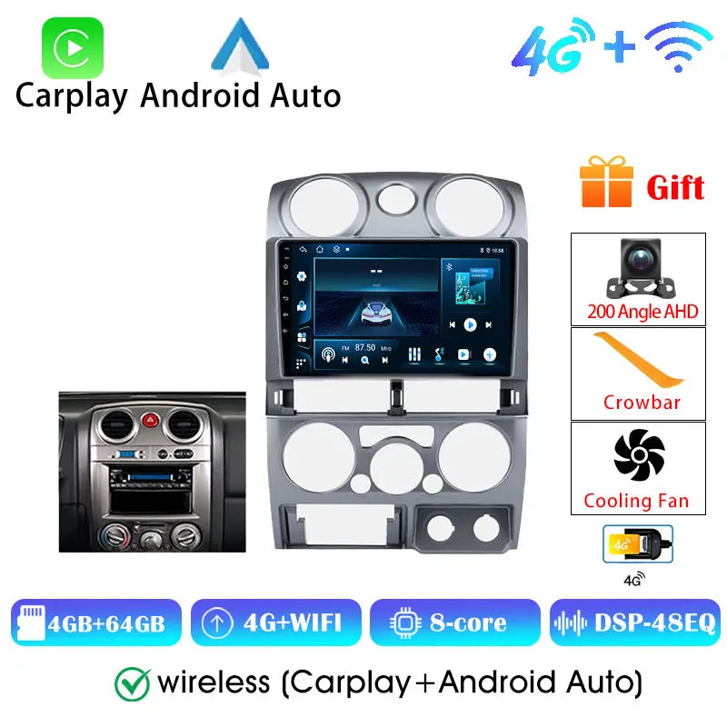 Isuzu D-Max Autoradio — Wireless CarPlay, Android Auto
