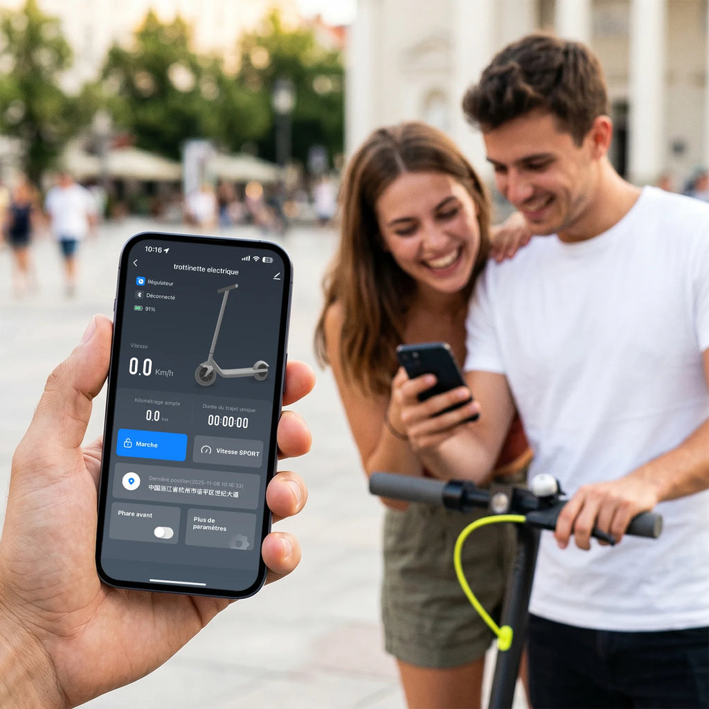 SEEMAR S1PRO Adult electric scooter, 36V 7.8AH, 350W (500W), 25-35KM, 8.5-inch tires Foldable e scooter with APP