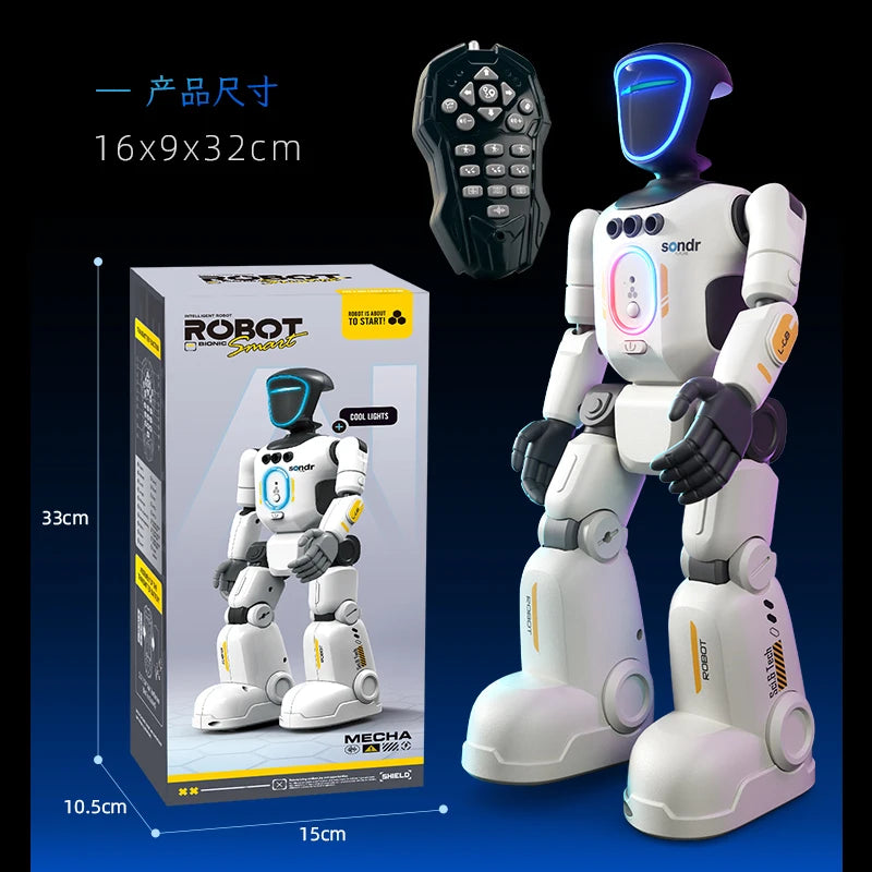 Intelligent RC Robot Programming Gesture Sensing Remote Controll Robots Smart Intelligent Dancing RC Robot Toy Gift for Kid R40