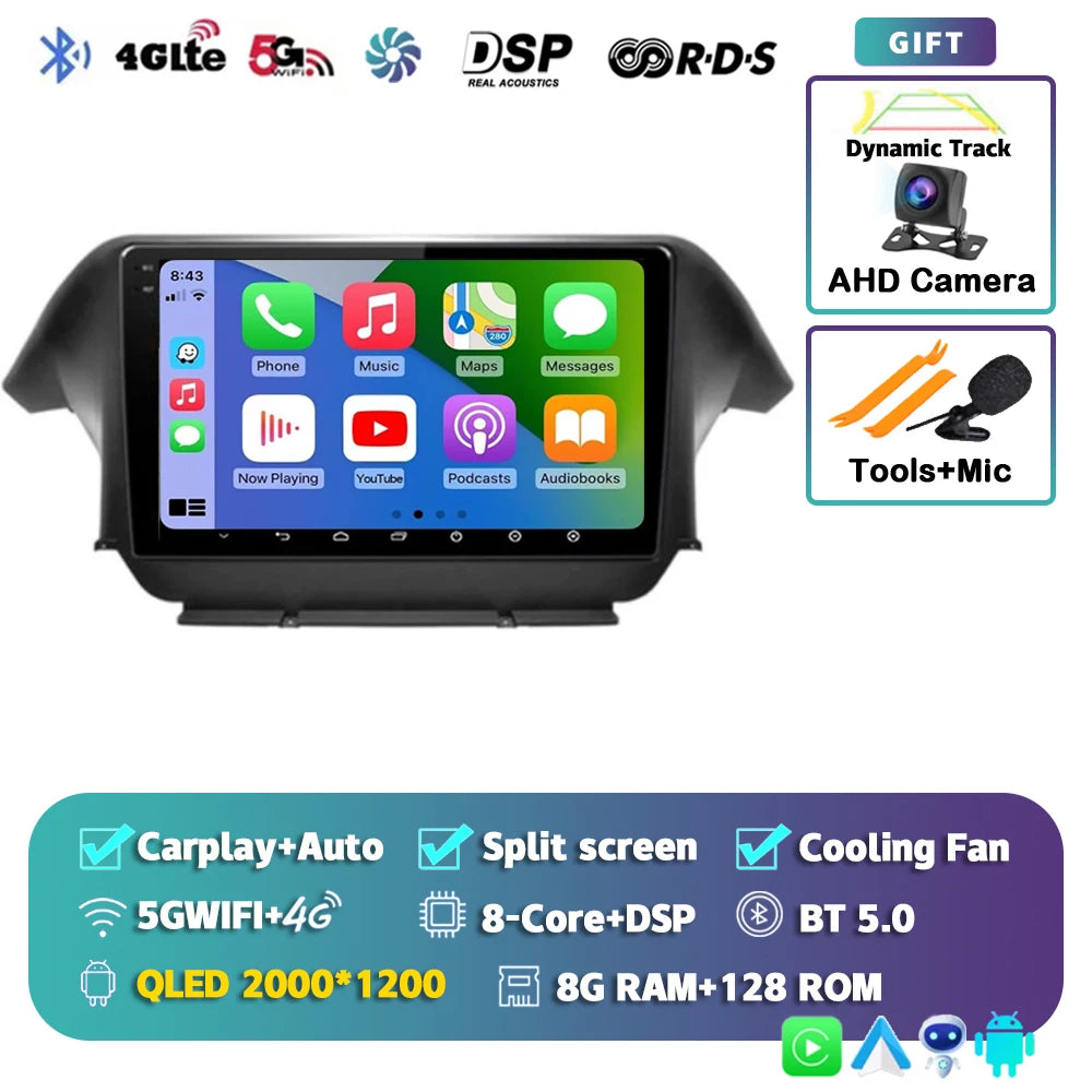 Honda Odyssey Android 15 — DSP, CarPlay, 4G