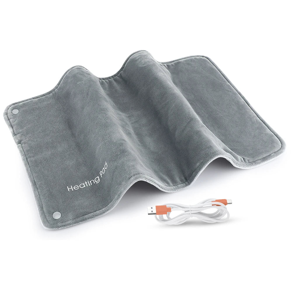 3 Levels Electric Graphene Heating Pad Cold-Proof Uterine Belt Cold-Proof Hand Waist Warming Pad USB Recharging Abdominal Warmer