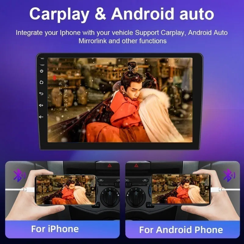 Evean 2Din Radio — Android 14, QLED, 360 Camera