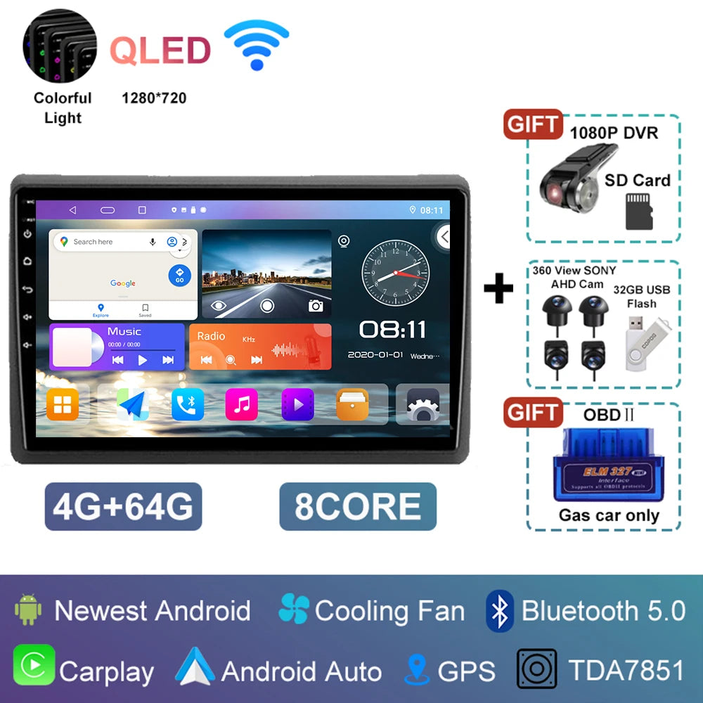 Dacia Duster Android 15 — GPS, CarPlay, Multimedia