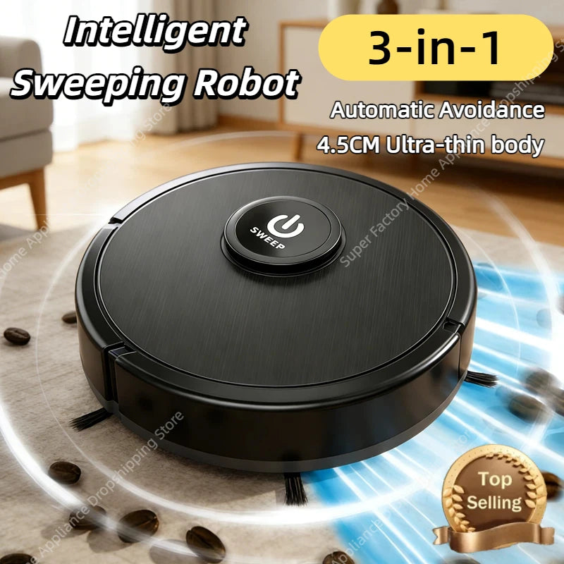 Robot Vacuum Cleaner — 6000Pa, Laser Navigation