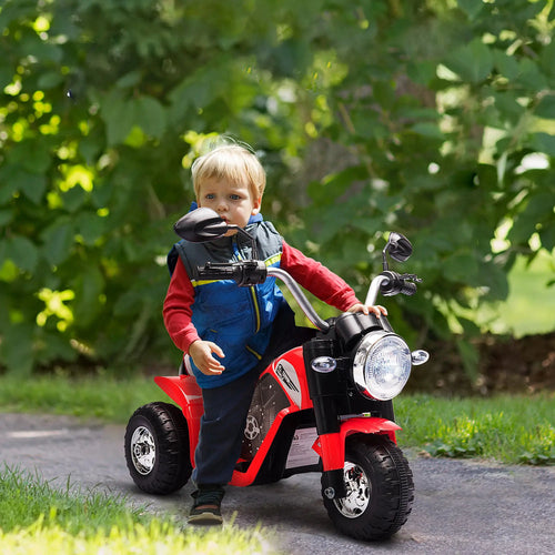 HOMCOM Kids 6V Electric Motorcycle Ride-On Toy Battery 18 - 36 Months — available at Teckeleck