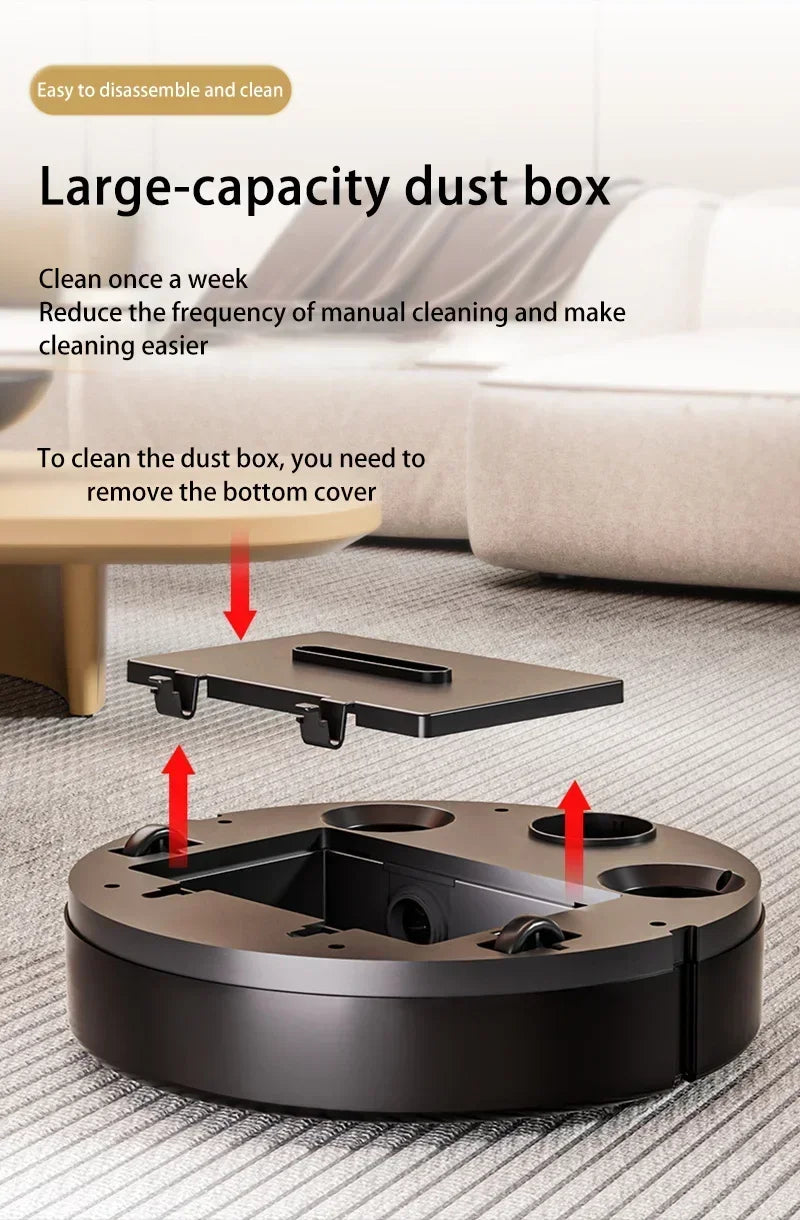 Robot Vacuum Cleaner — 6000Pa, Laser Navigation