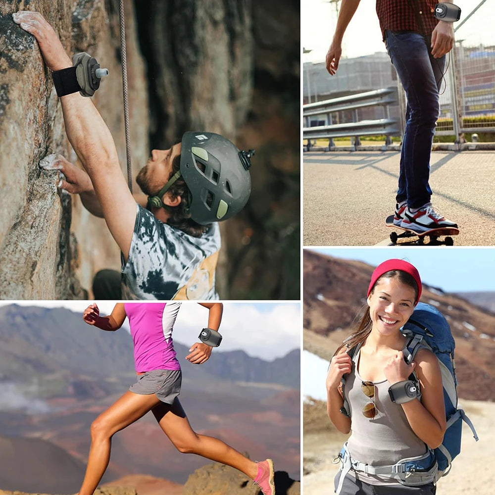 1PCS Wrist Water Bottle, Wearable HandsFree Silicone 200 ml Running Water Bottle,  Portable Cycling Marathon Rock Climbing Sport