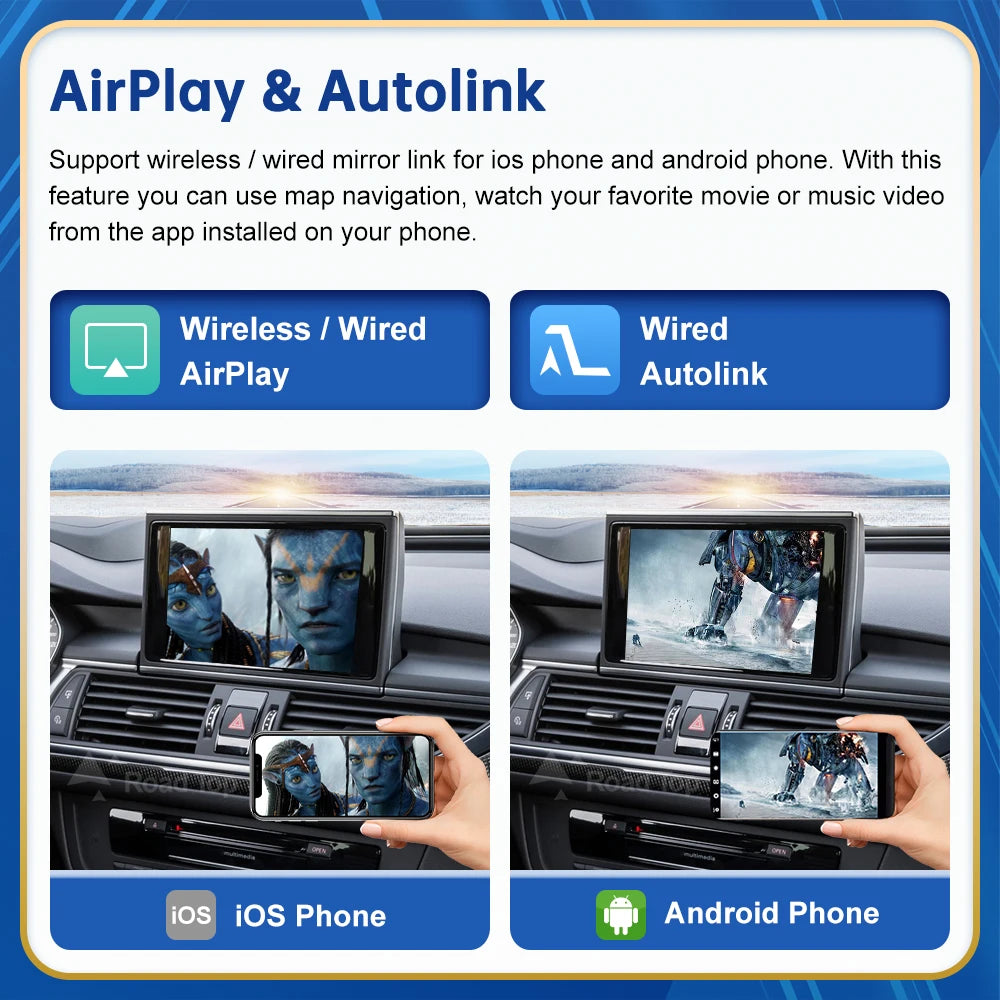 Audi A6/A7 — Wireless CarPlay, AirPlay, MirrorLink