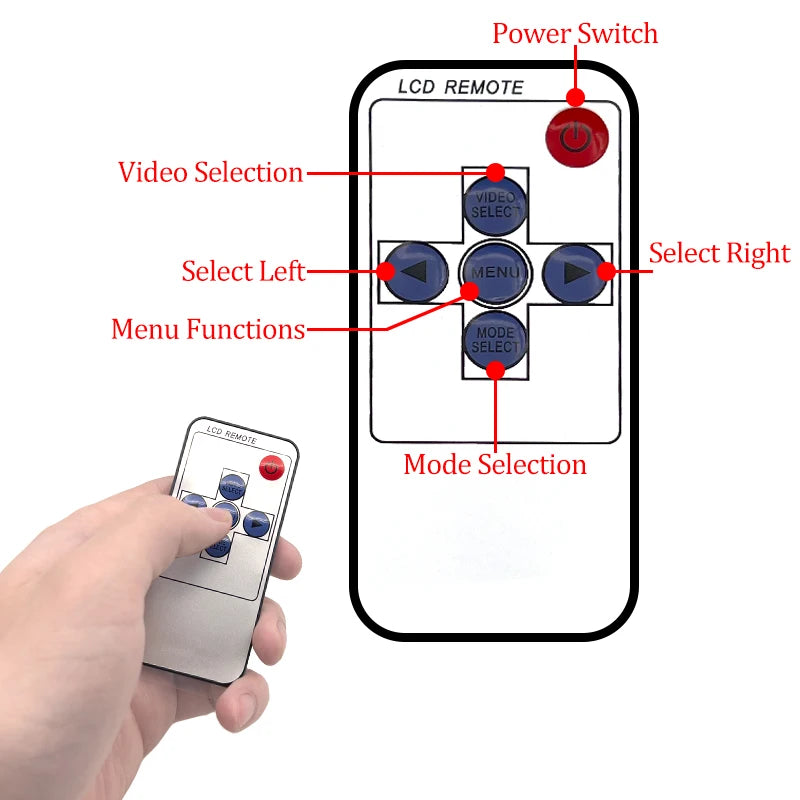 Hippcron Rear Monitor — HD Display, Parking Assist