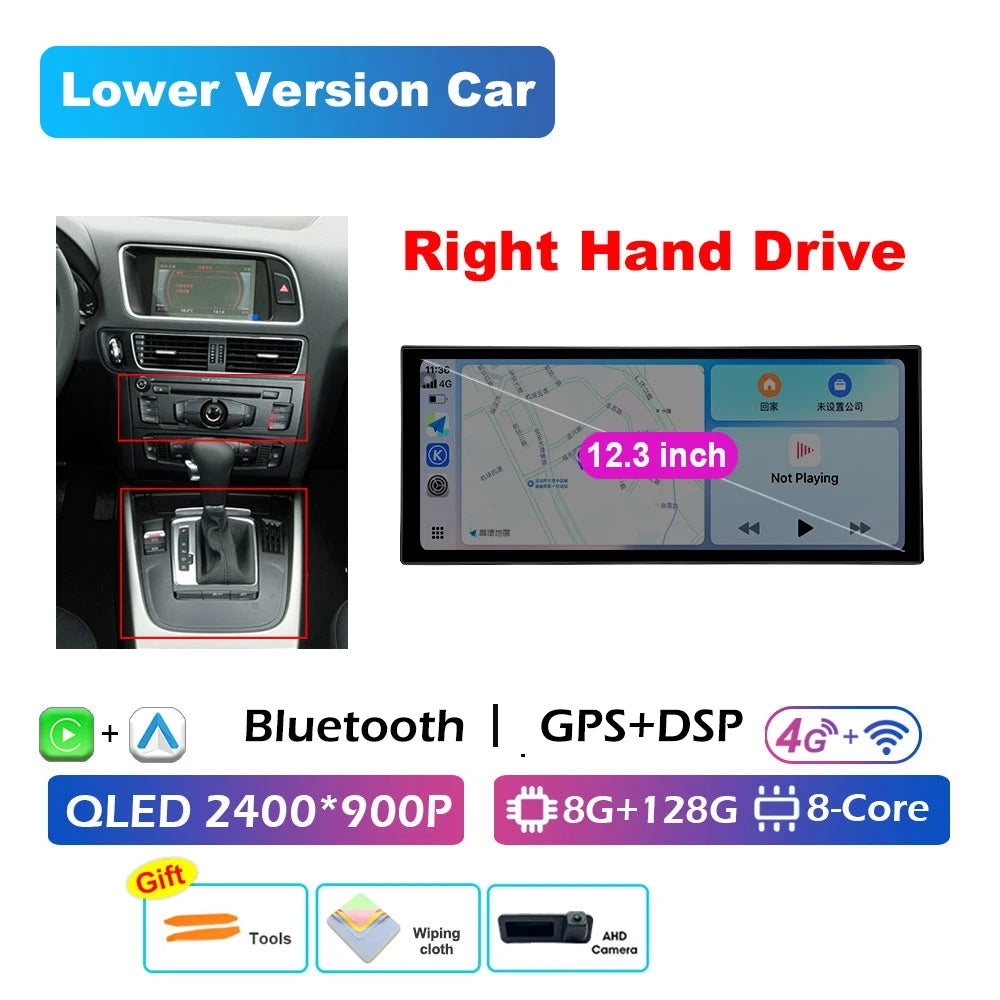 Audi A4 B8/A5 — RHD CarPlay, DSP, WiFi