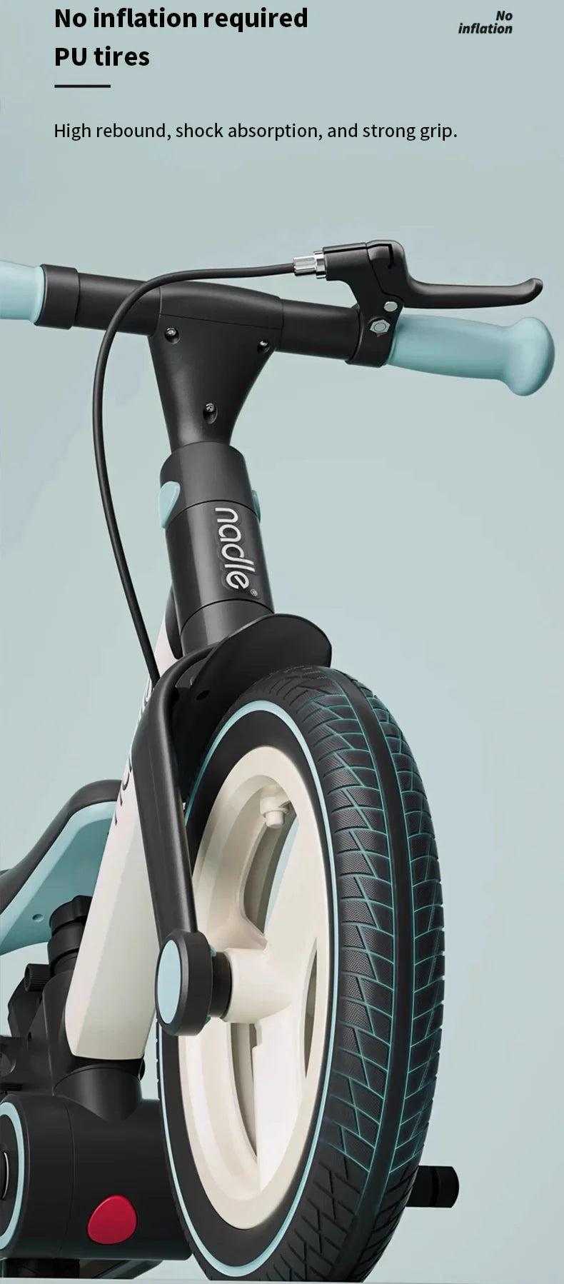4-in-1 Balance Bike — Folding, Kids Pedal Bike