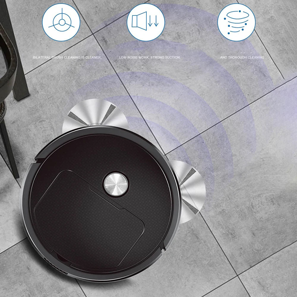 Smart Mini Robot Vacuum — Sweep, Mop, Wireless