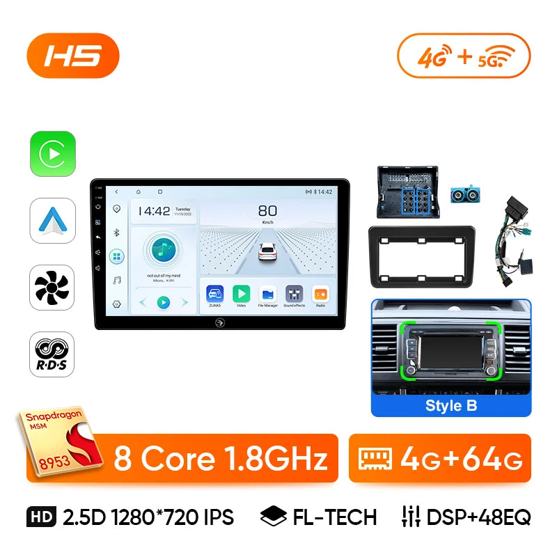 VW Amarok/T5 — Wireless CarPlay, HDMI, Android