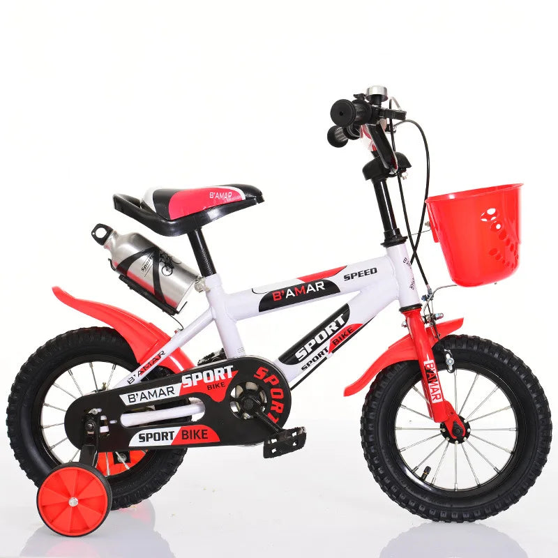 Children Bike Boys Girls Toddler Bicycle Adjustable Height Kid Bicycle with Detachable Basket for 2-7 Years Old Multiple sizes