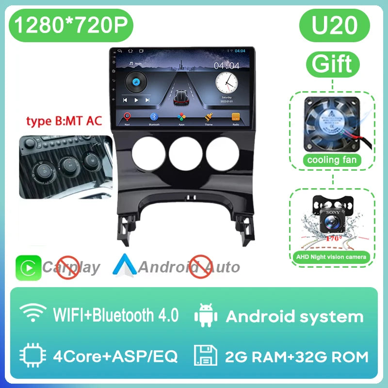 Peugeot 3008/5008 — Android 16, Wireless CarPlay