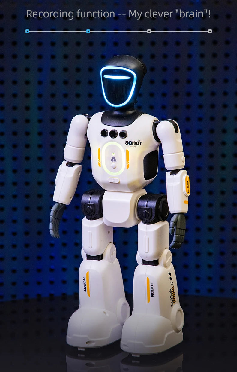 Intelligent RC Robot Programming Gesture Sensing Remote Controll Robots Smart Intelligent Dancing RC Robot Toy Gift for Kid R40