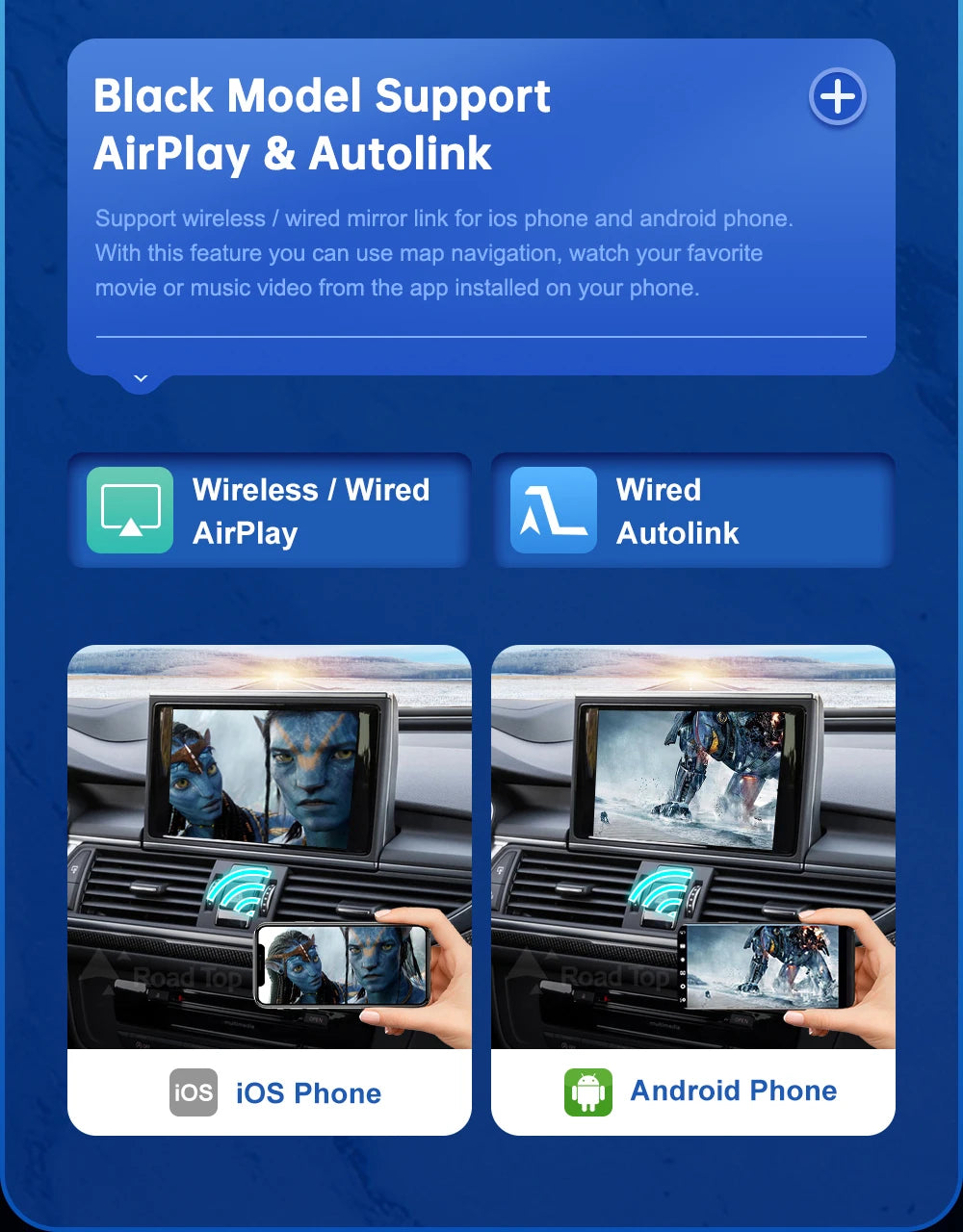 Audi A6/A7 — Wireless CarPlay, AirPlay, MirrorLink