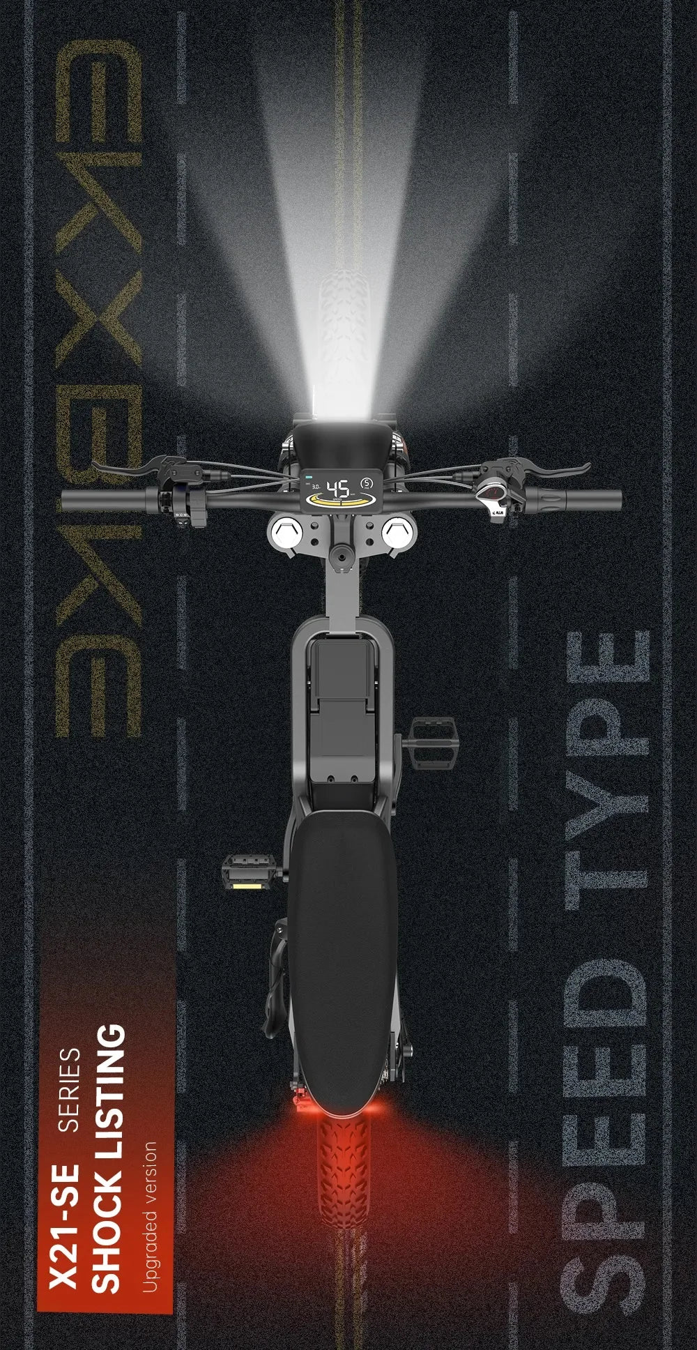 EKXBike X21 Readygo — 2000W, 48V35AH, Fat Tires