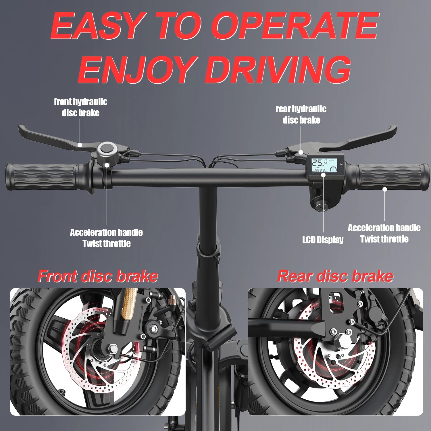 UPlee GE5 Adult E-bike 250W Men's/Women's folding ebike 48V 15AH battery City ebike Electric Bike