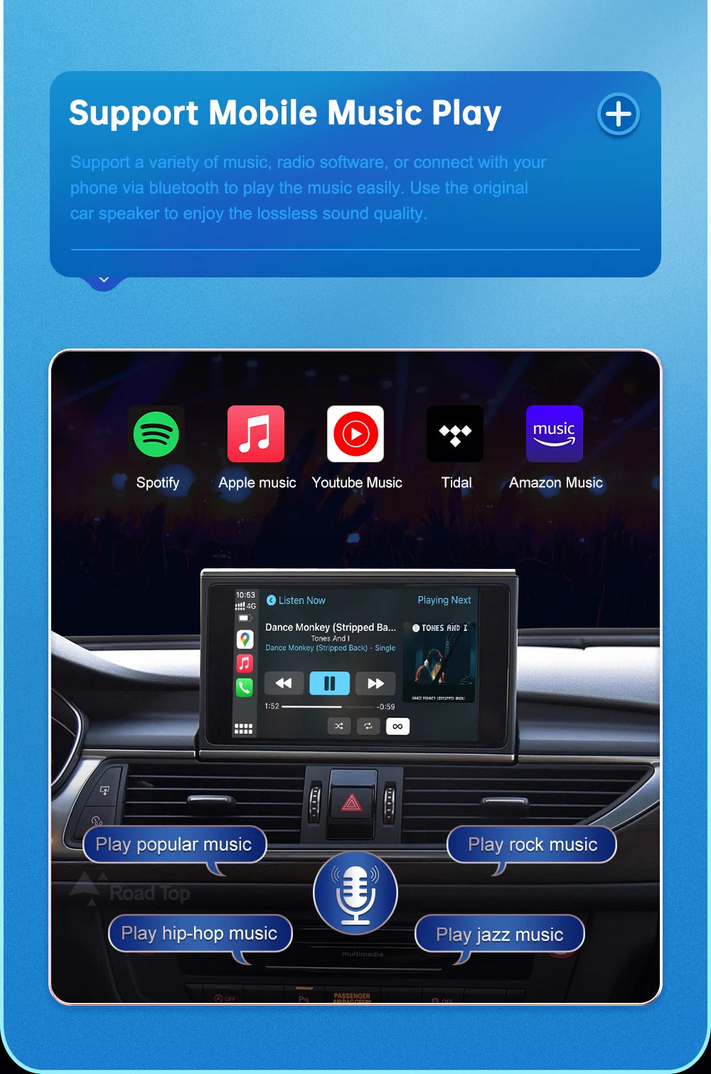 Audi A6/A7 — Wireless CarPlay, AirPlay, MirrorLink