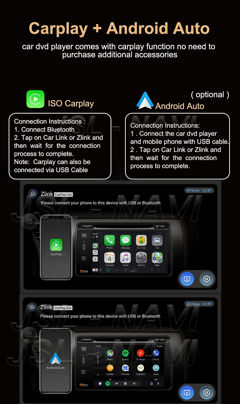 Peugeot 3008 Android 16 — CarPlay, GPS, Multimedia