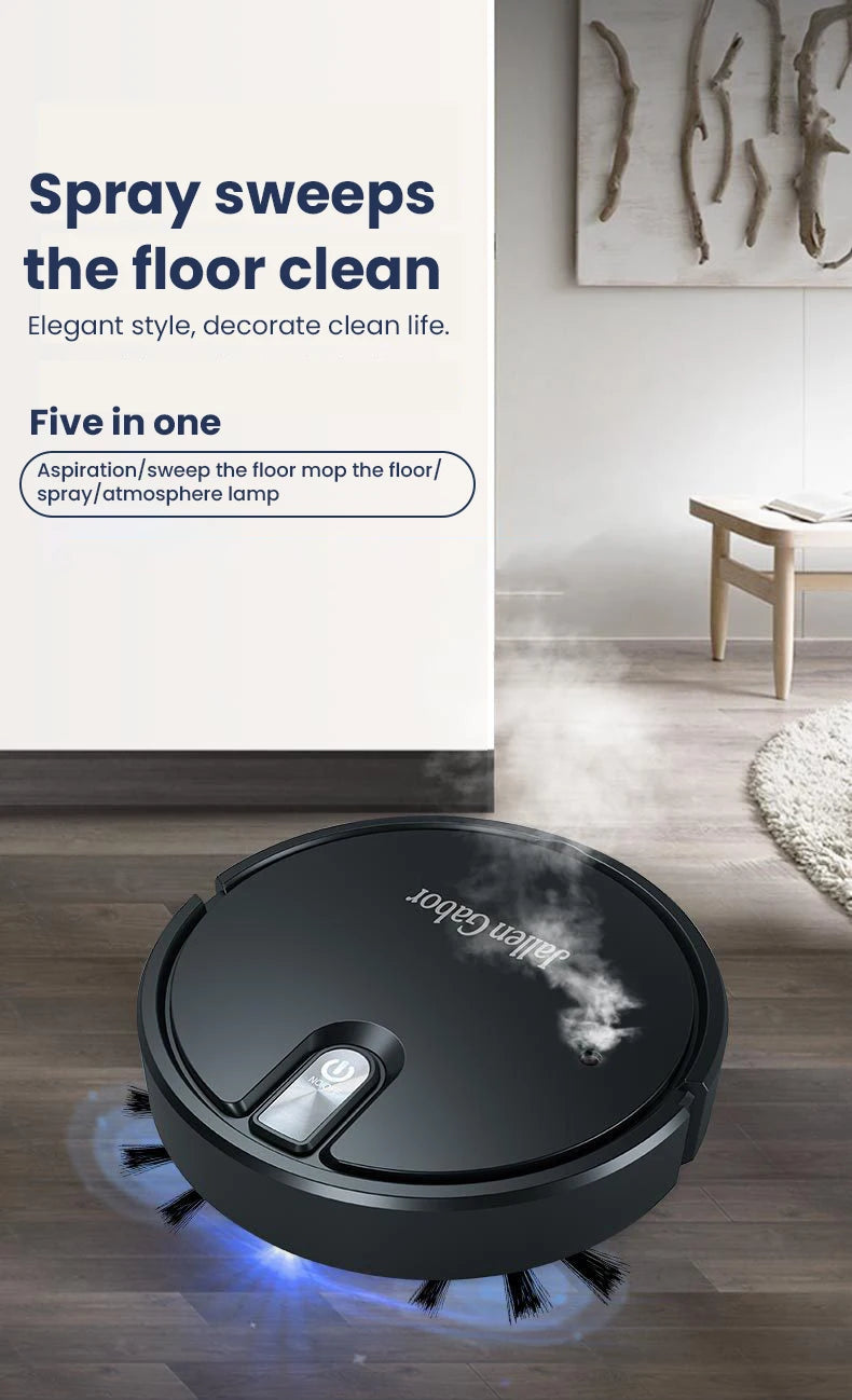5-in-1 Robot Vacuum — Vacuum, Mop & Humidify