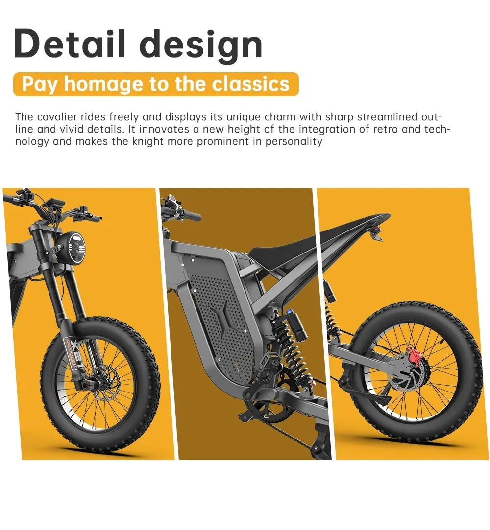 EKXBike X21 Readygo — 2000W, 48V35AH, Fat Tires