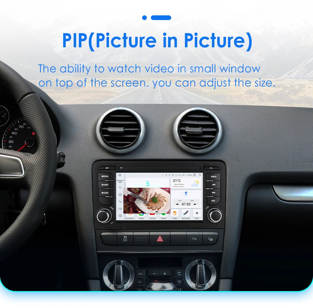 Hizpo Audi A3 — Android Auto, CarPlay, GPS