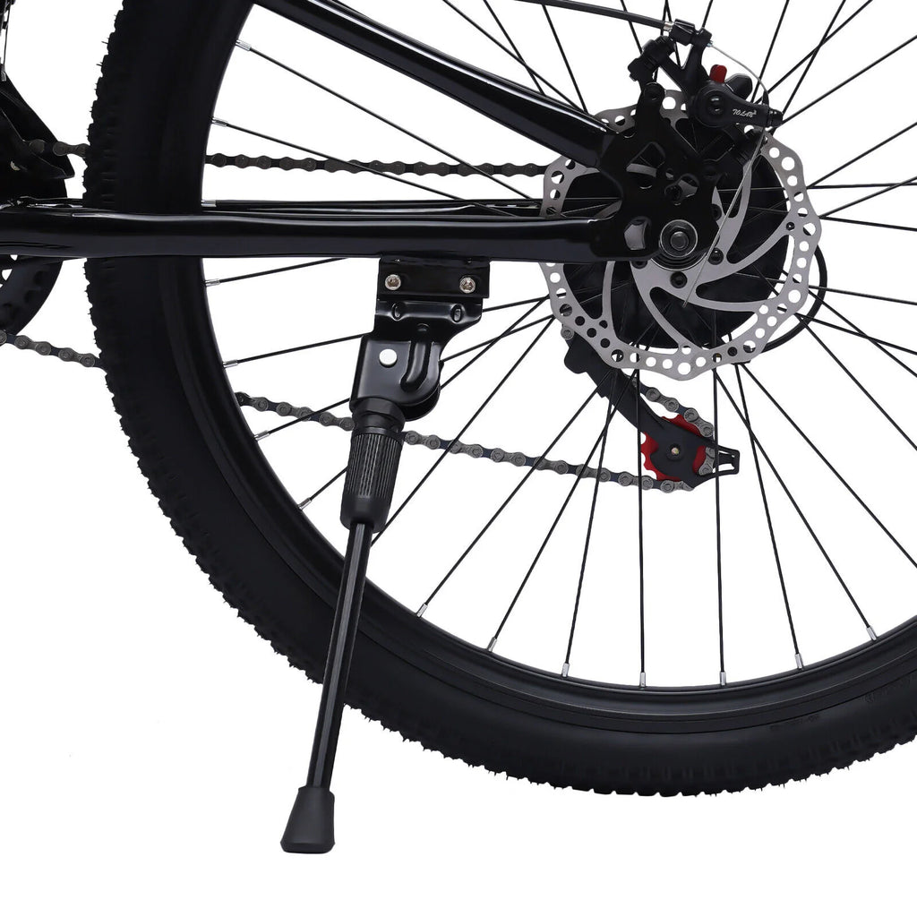 26 Inch Folding Mountain Bike 21 Speed Double Disc Brake Carbon Steel Frame Foldable Design 100kg Load Adult Bicycle