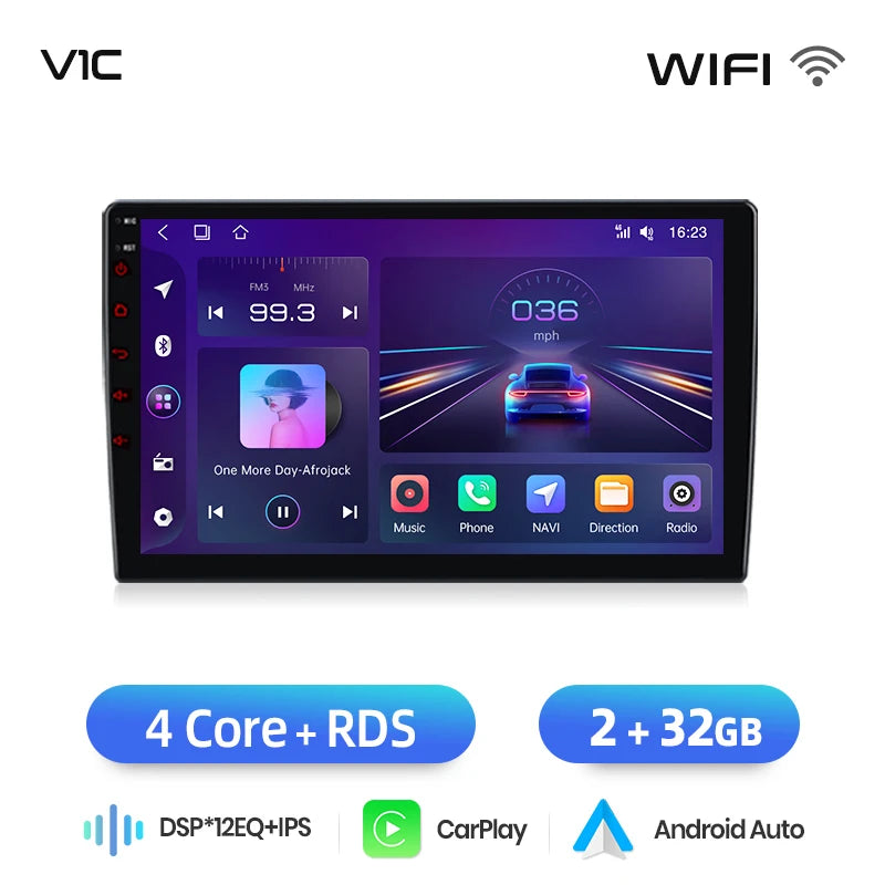 Junsun Autoradio sans fil CarPlay — VW Passat B6/B7 & CC 2005-2014, GPS Android, WiFi, DSP