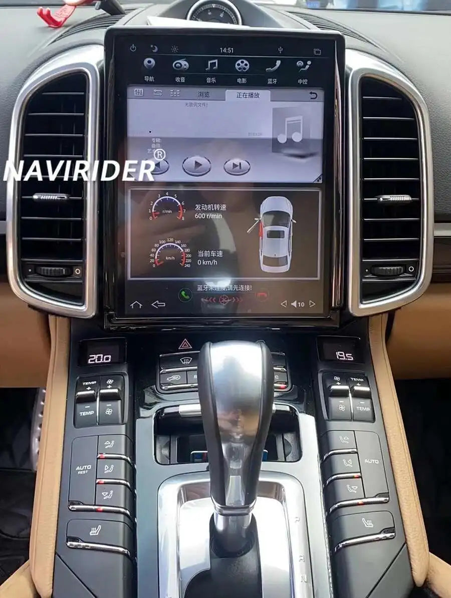 Android Autoradio — Porsche Cayenne 2010-2017, GPS, CarPlay, Multimedia DVD-Player