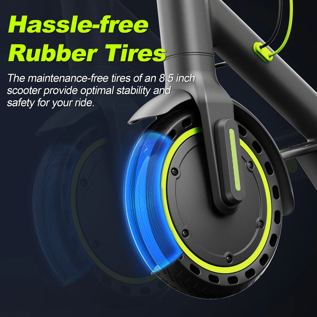 TODIMART S3 350W Portable Electric Scooter for Adults Fast Commuter e scooter with APP 36V 7.8Ah APP 25km/h 8.5'' Solid Tires