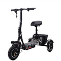 500W Electric Scooter For Elderly Small Foldable With Colorful Pedals/Basket/Handle Foldable Electric Tricycle 3 Wheels Adult