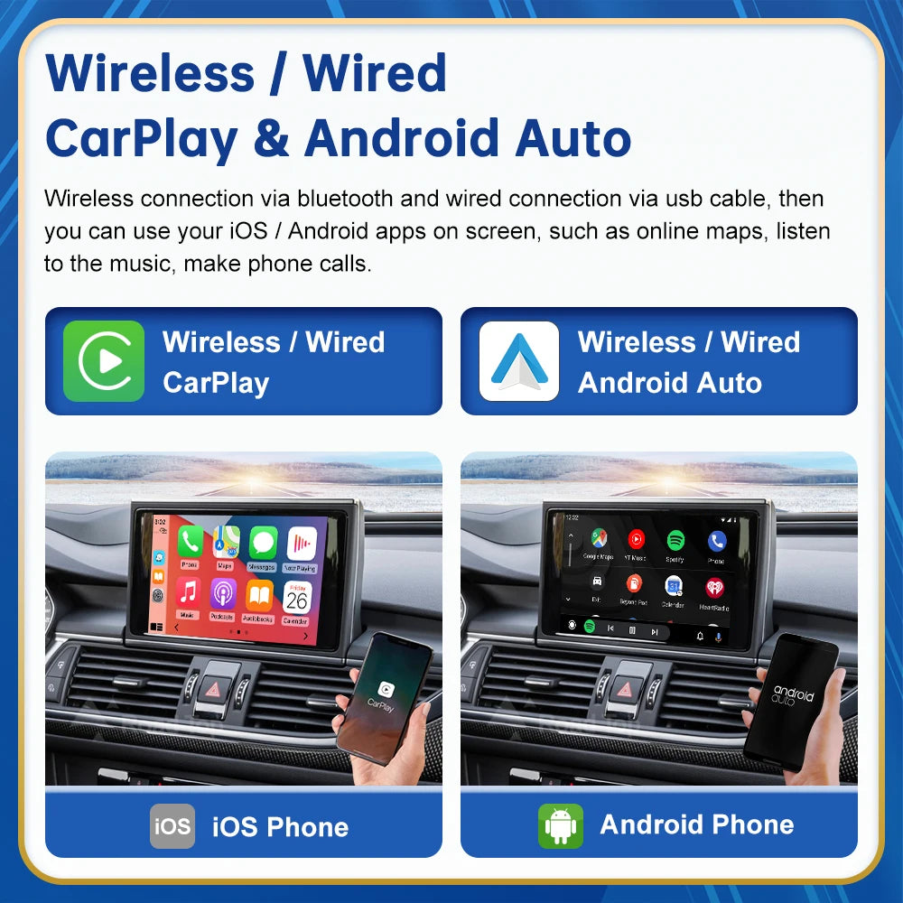 Audi A6/A7 — Wireless CarPlay, AirPlay, MirrorLink