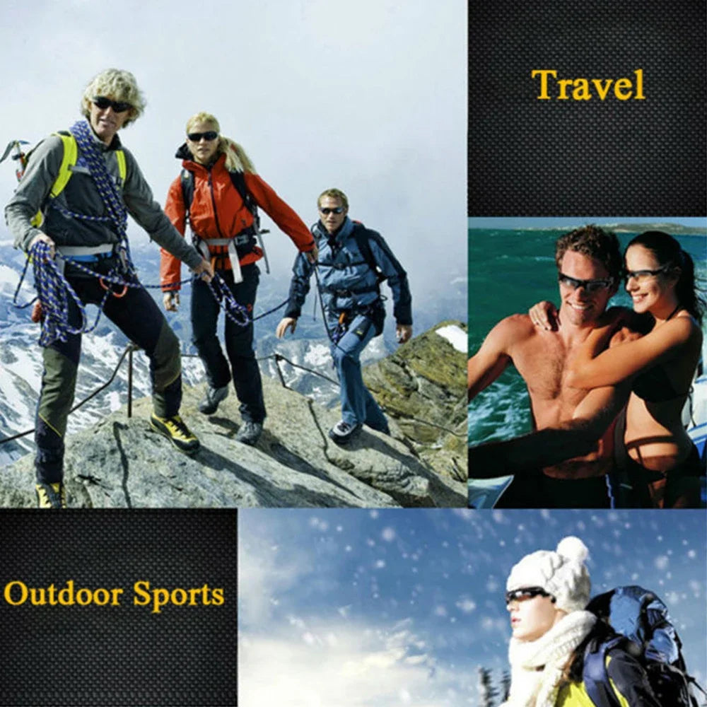 Bluetooth 5.3 Reitbrille — kabelloser Stereoklang, Sportfahren, Radfahrsonnenbrille